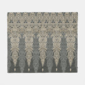Ornamental Traditional Paisley design  Fleece Deken (Voorkant (Horizontaal))