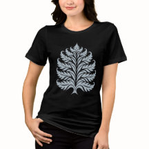 Ornamentale Blad Silhouet