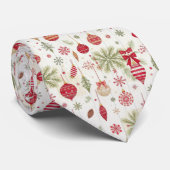  Ornamenten Botanicals Vakantie Kerstmis Stropdas (Opgerold)