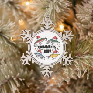 Ornamenten en Lokaas Grappige Kerstman Vissen