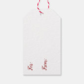 Ornamenten Gift Label Cadeaulabel (Achterkant)