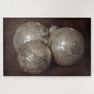 Ornamenten Grote Kerstpuzzel Legpuzzel
