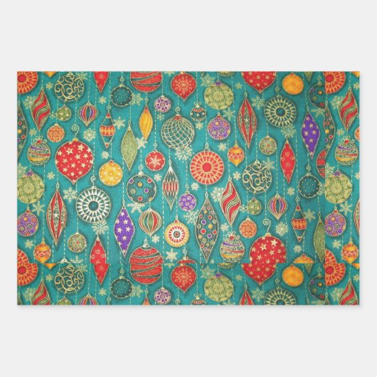 Ornamenten Inpakpapier Vel (Voorkant)