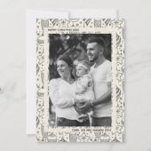  Ornamenten Kerstmis Feestdagenkaart (Voorkant)