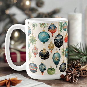 Ornamenten kerstvakantie Koffiemok
