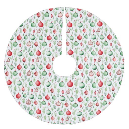 Ornamenten Patroon Kerst Kerstboom Rok (Voorkant)