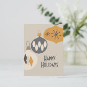 Ornamenten Prettige feestdagen (Staand voorkant)