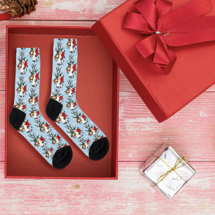 Ornamenten van Christmas Reindeer Wreath Sokken