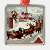 ornamenten van de Santa Claus Reindeer Sleigh (Voorkant)