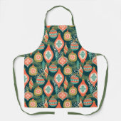 Ornamenten voor de  kerstfeestdag schort (Voorkant)