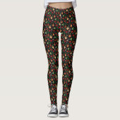 Ornamenten voor kerstLeggings - Aangepaste kleure Leggings (Voorkant)