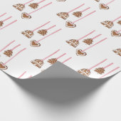 Ornamenten voor ontbijtkoek cadeaupapier (Hoek)