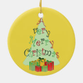 Ornamenten voor vrolijke kerstbomen (Achterkant)