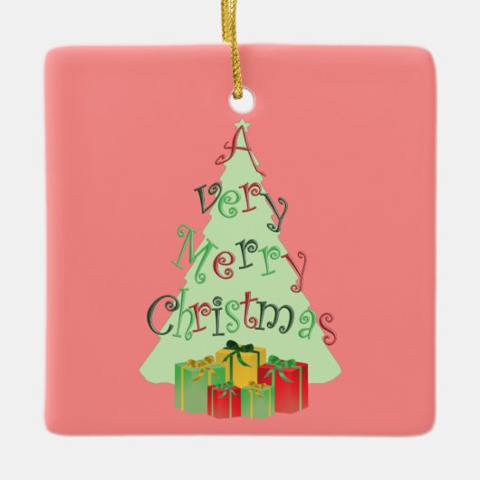 Ornamenten voor vrolijke kerstbomen (Voorkant)