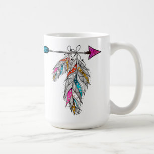 ornamentievrije veren hangen met boho-stijl koffiemok