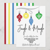 Ornaments Jingle & Mingle Holiday Open House Kaart (Voorkant / Achterkant)