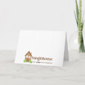 ORNAMENTS PLIÉ Écriture Carte de Noël (Dos)