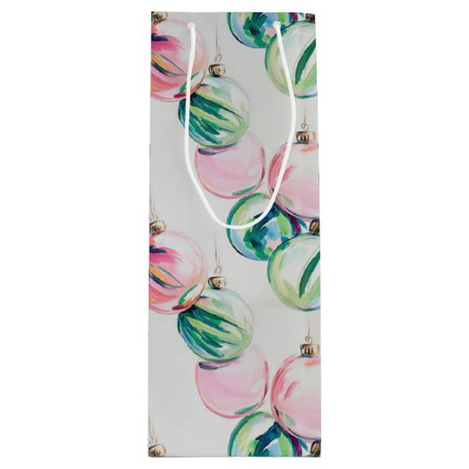 ornaments wijn cadeautas (Voorkant)