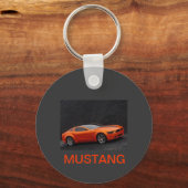 ORNANGE MUSTANG SLEUTELHANGER (Voorkant)