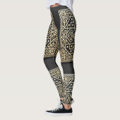 Ornat Black & Gold Leggings baroques (Gauche)
