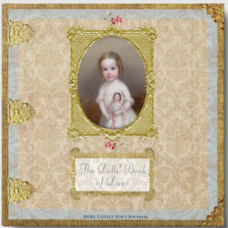Ornate Antique Doll Collector's Foil Journal