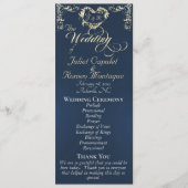 Ornate Border & Heart - Blue Programma (Voorkant)