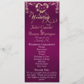 Ornate Border & Heart - Plum Programma (Voorkant)