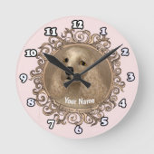 Ornate Cocker Spaniel horloge (Recto)