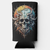 Ornate Cosmic Skull Gothic Baroque Mandala (Achterkant)