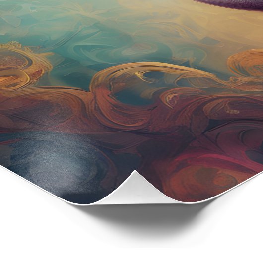 Ornate Elephant no 2 Glossy Poster (Coin)