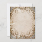 Ornate Fairytale Storybook Faire-part de mariage (Dos)