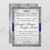 Ornate Fairytale Storybook Faire-part de mariage G (Devant / Derrière)