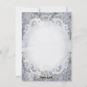 Ornate Fairytale Storybook Faire-part de mariage G (Dos)