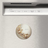Ornate Gold Flourish Magnet (In Situ (Lave-vaisselle))