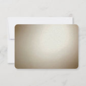 Ornate Gold Flourish RSVP Card (Dos)