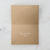 ORNATE GREETING | CARTE D'ACCUEIL DE VACANCES (Intérieur)