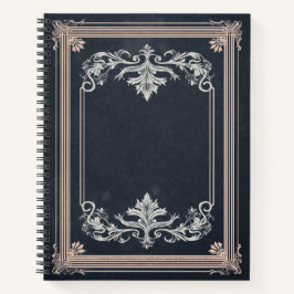 Ornate Noir Frame — Customizable Notitieboek