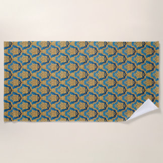 Ornate Pattern Fleece Blanket Strandlaken