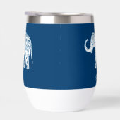 Ornate Patterned Blue Elephant Personalised (Droite)