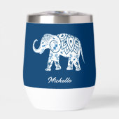 Ornate Patterned Blue Elephant Personalised (Avant)