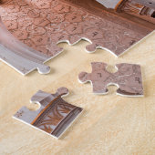 Ornate Pink Mosque Interior Jigsaw Puzzle Legpuzzel (Zijkant)