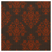 Orné baroque brun tissu damassé (Fermer)