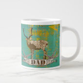 Orné de bronze Buck Turquoise papa Mug (Droite)