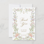 Orné Grace Pastel Blush Floral Mariage Merci (Devant)