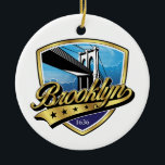 Ornement<br><div class="desc">Fameux logo de Brooklyn avec design Swoosh d'Edward Eksi</div>