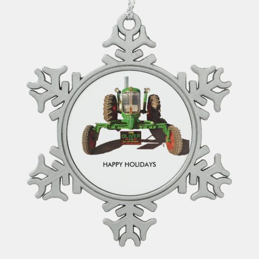 Ornement 1946 d'étain d'Oliver 70 de cru (Devant)