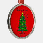 Ornement 2012 de Noël d'étudiant de soins (Droite)