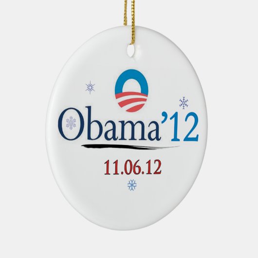 Ornement 2012 de Noël d'Obama (Droite)