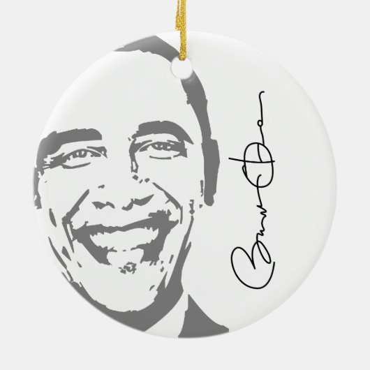 Ornement 2012 de Noël d'Obama (Dos)