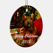 Ornement 2012 de rat de Noël (Droite)